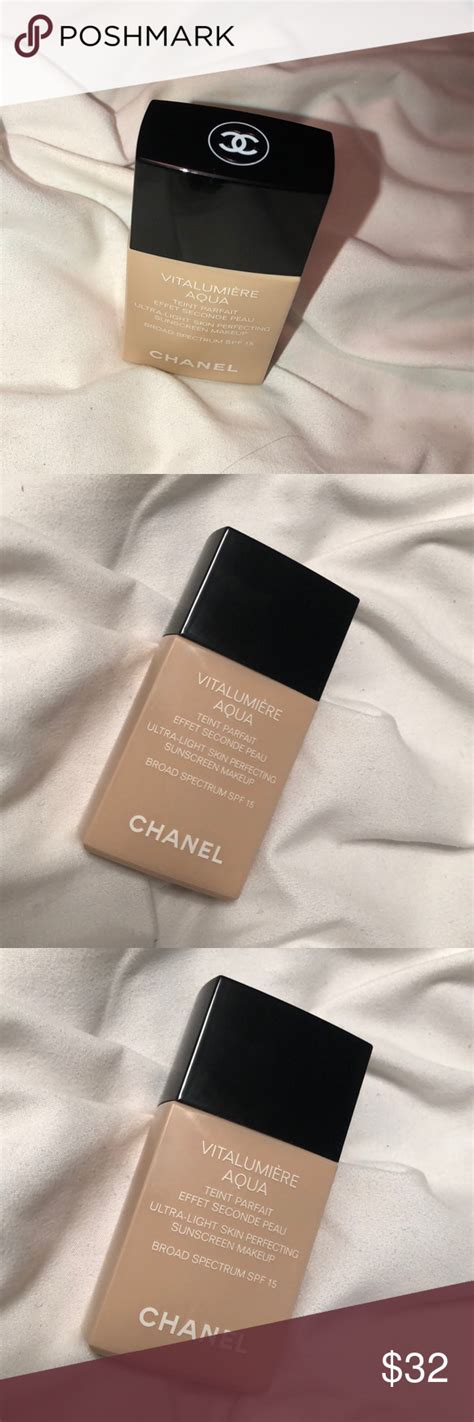 chanel vitalumiere aqua good for oily skin|Chanel vitalumiere aqua 10 beige.